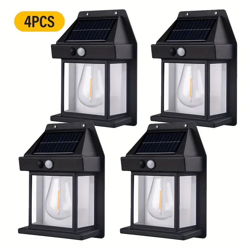 Lampe murale solaire en tungstène