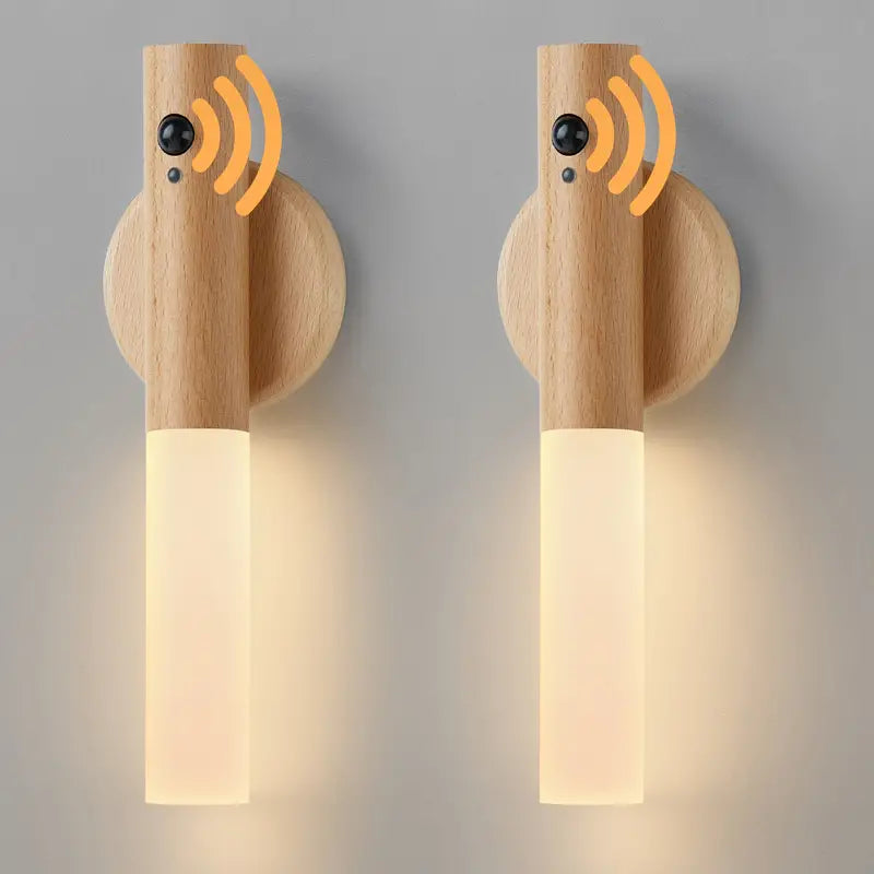 Wall  Modern Wooden LED