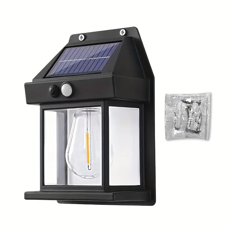 Lampe murale solaire en tungstène