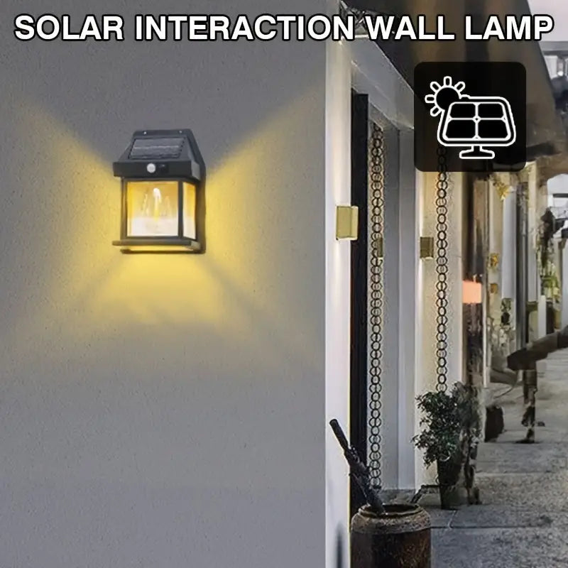 Lampe murale solaire en tungstène